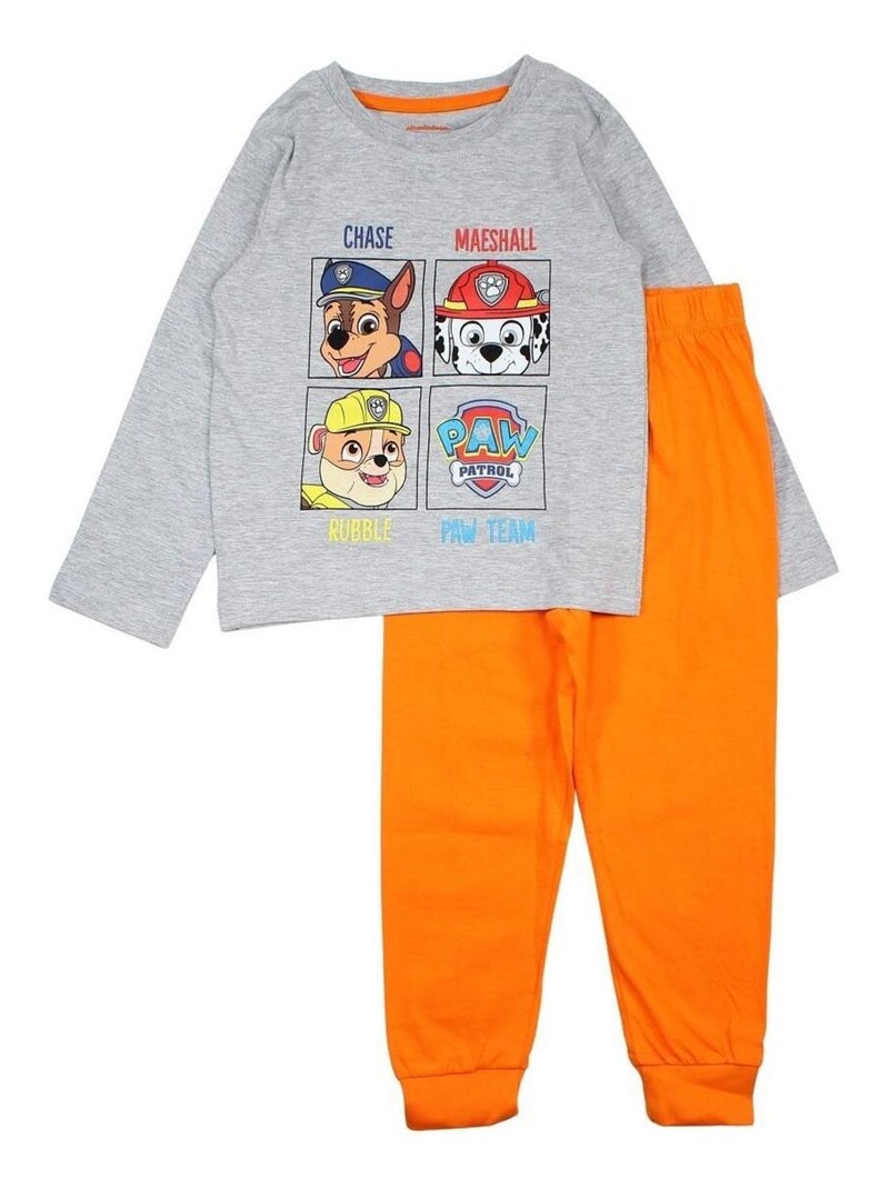 Paw Patrol - Pyjama garçon La Pat' Patrouille Gris - Kiabi