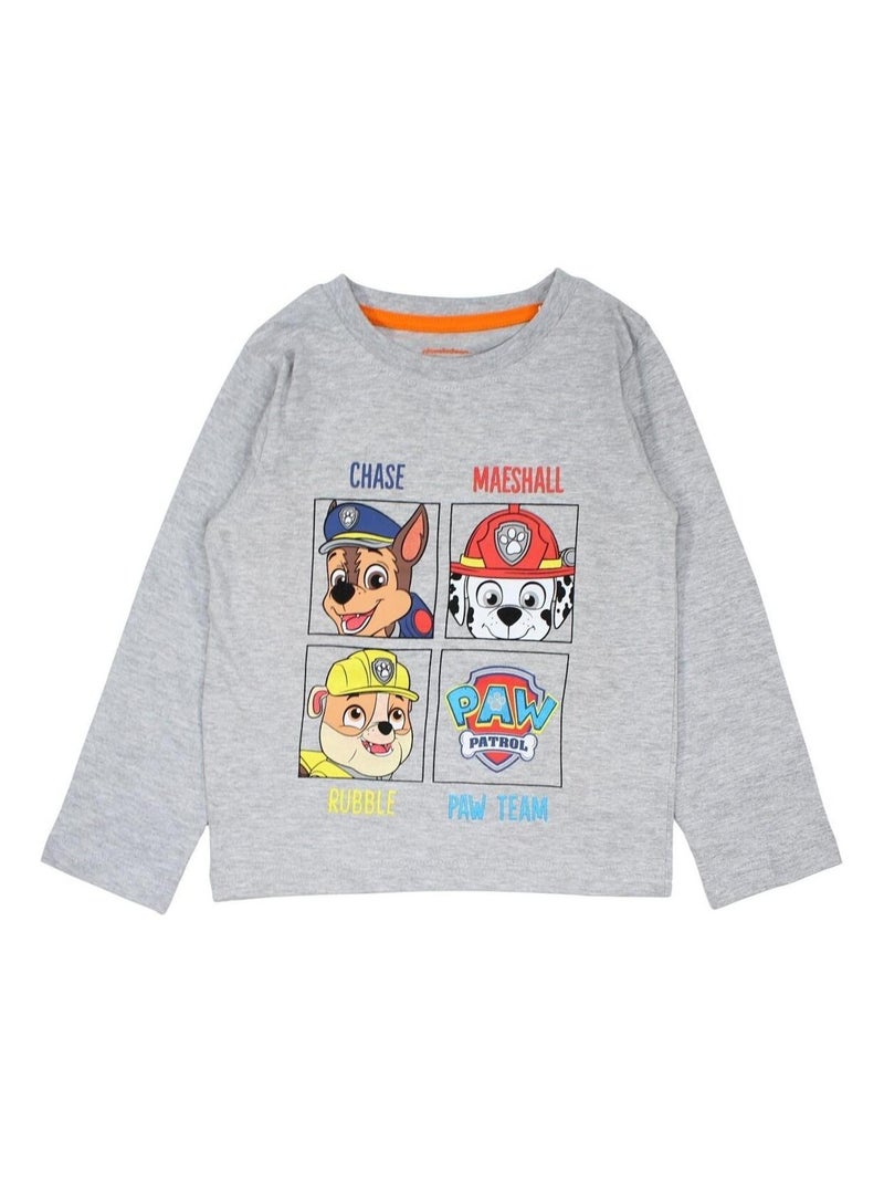 Paw Patrol - Pyjama garçon La Pat' Patrouille Gris - Kiabi