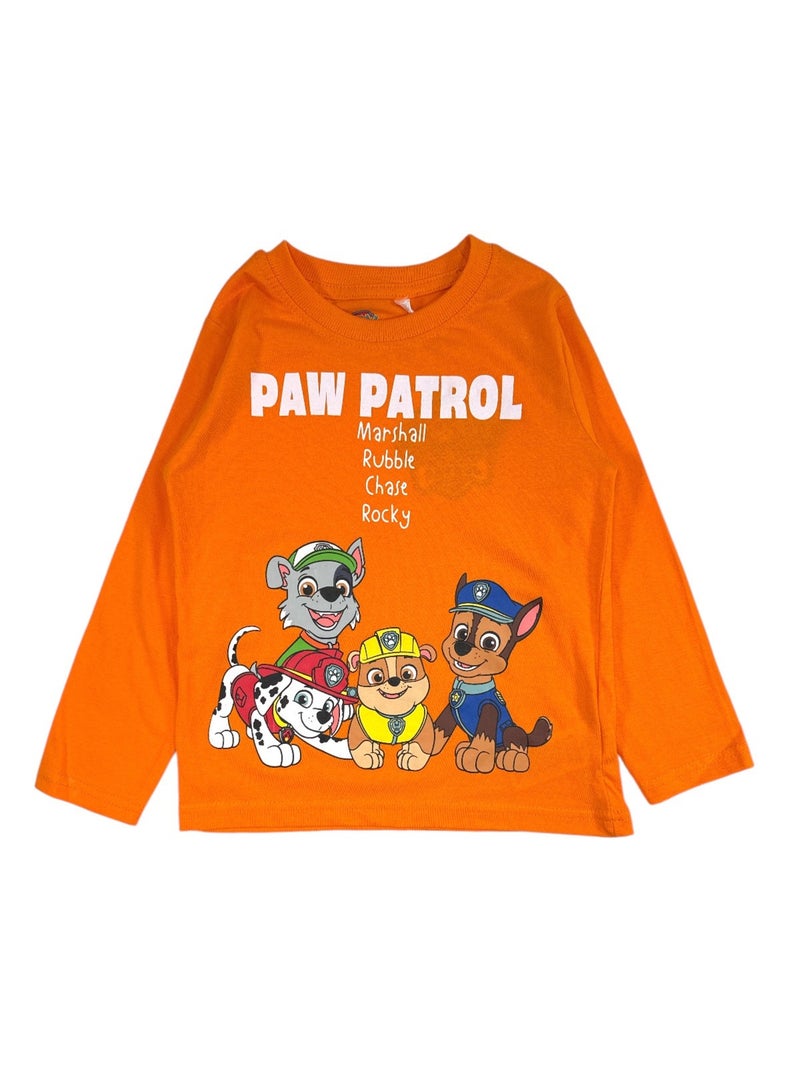 Paw Patrol - Pyjama La Pat' Patrouille Orange - Kiabi