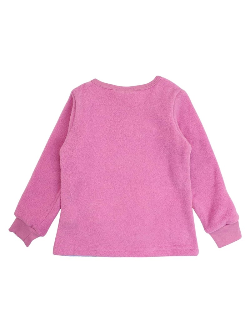 Paw Patrol - Pyjama polaire La Pat' Patrouille Rose - Kiabi