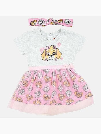 Paw Patrol - Robe bébé tulle imprimée