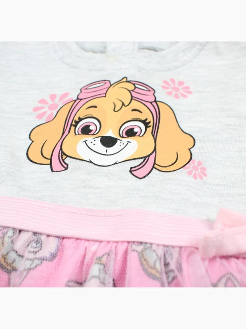 Paw Patrol - Robe bébé tulle imprimée - Kiabi