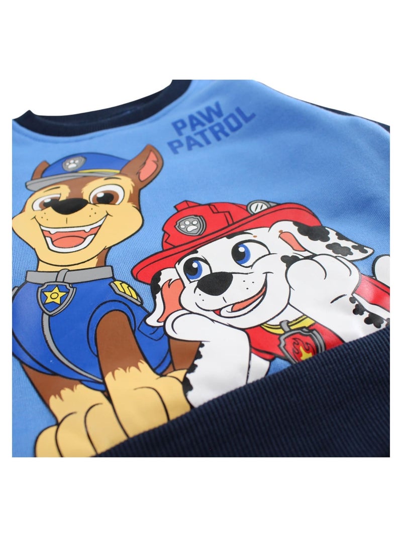 Paw Patrol - Sweat garçon imprimé Bleu - Kiabi