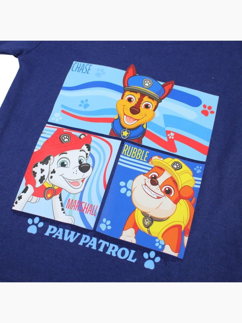 Paw Patrol - T-shirt La Pat' Patrouille Bleu marine - Kiabi