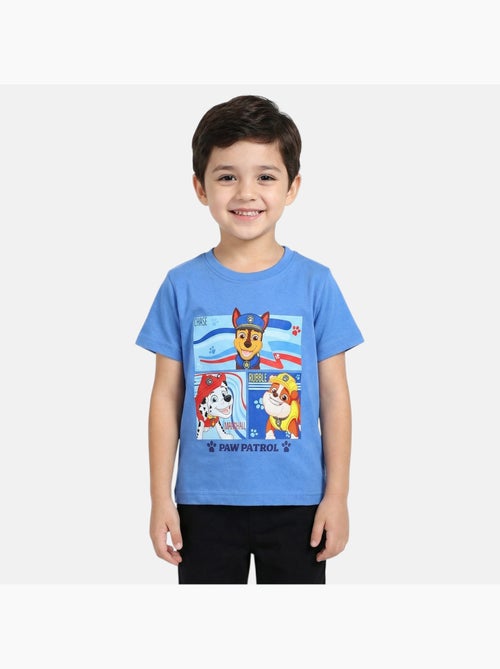 Paw Patrol - T-shirt manches courtes enfant imprimé - Kiabi