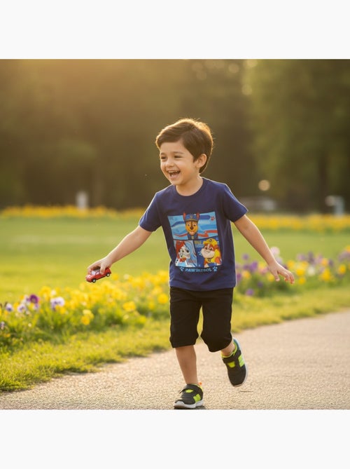 Paw Patrol - T-shirt manches courtes enfant imprimé - Kiabi