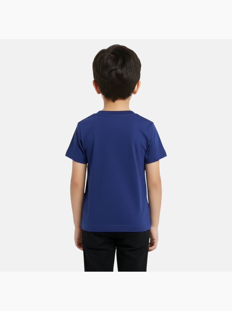 Paw Patrol - T-shirt manches courtes enfant imprimé Bleu marine - Kiabi
