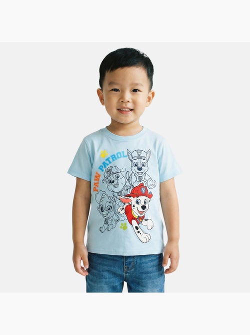 Paw Patrol - T-shirt manches courtes garçon avec personnage - Kiabi