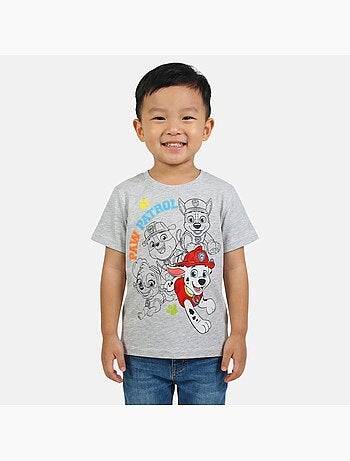 Paw Patrol - T-shirt manches courtes garçon avec personnage