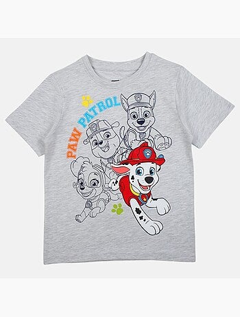 Paw Patrol - T-shirt manches courtes garçon avec personnage