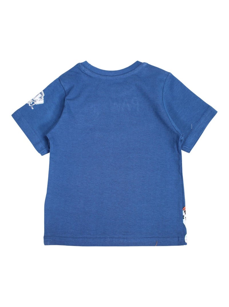 Paw Patrol - T-shirt manches courtes Garçon Paw patrol Bleu marine - Kiabi
