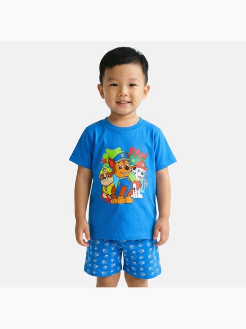 Paw Patrol - T-shirt manches courtes personnage avec short - Kiabi
