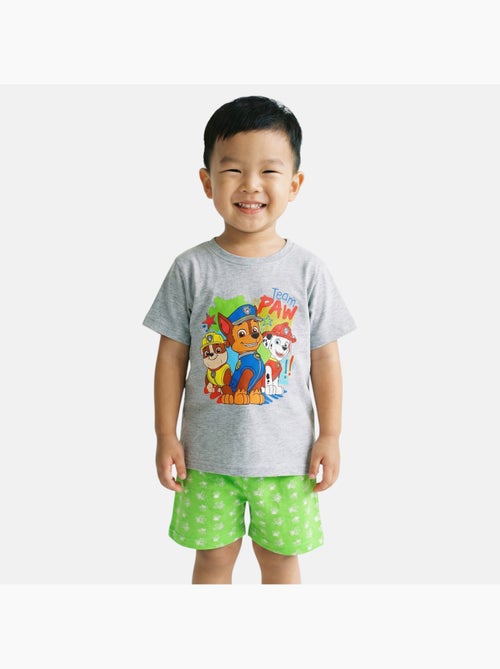 Paw Patrol - T-shirt manches courtes personnage avec short - Kiabi