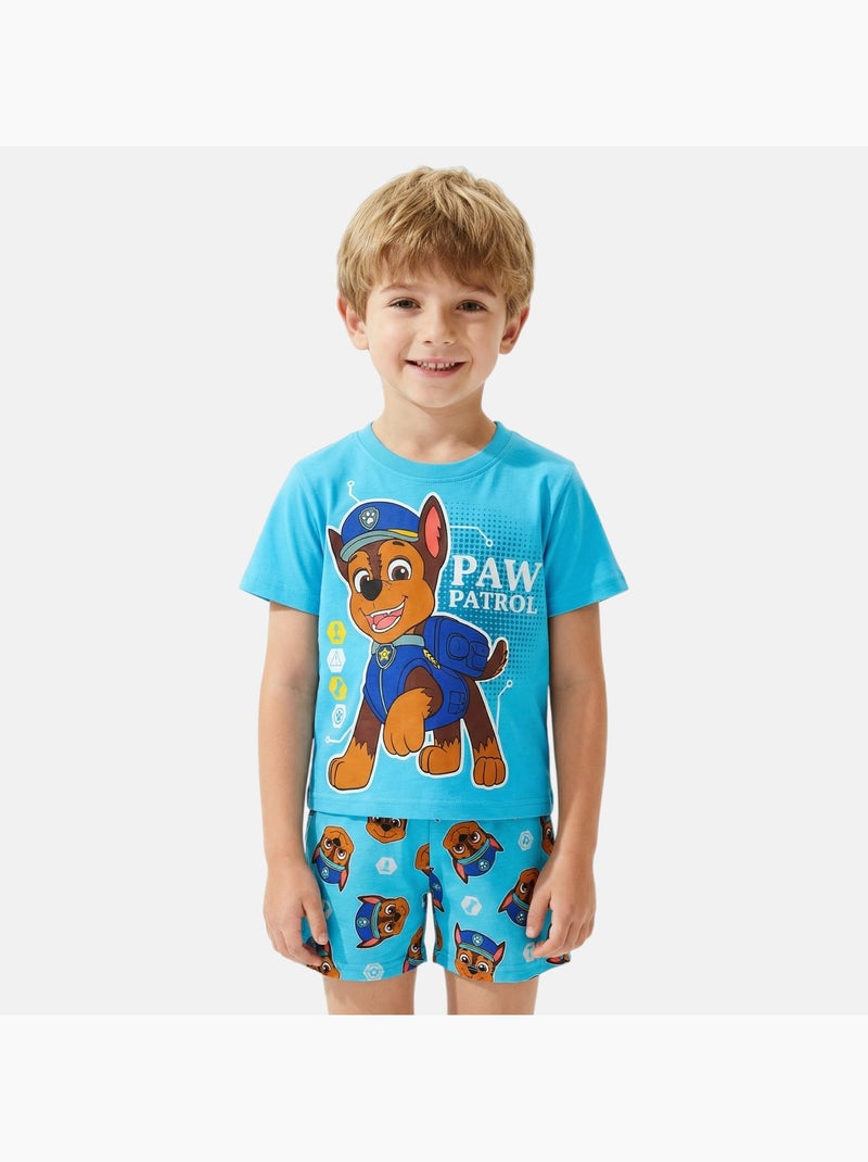 Paw Patrol T-shirt Meisjes | Skye Gestreept Katoenen T-shirt | Zomerkleding voor meisjes | Roze 92