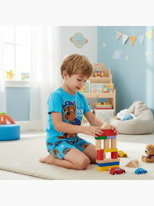 Paw Patrol - T-shirt manches courtes personnage avec short motif - Kiabi