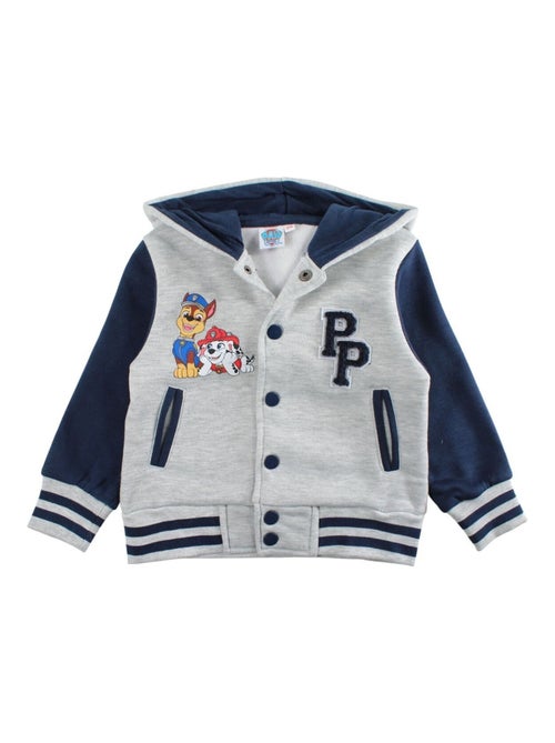 Paw Patrol - Veste à capuche La Pat' Patrouille garçon - Kiabi