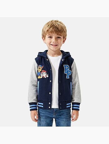Paw Patrol - Veste sweat à capuche garçon imprimée
