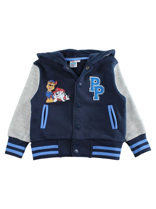 Paw Patrol - Veste sweat à capuche garçon imprimée - Kiabi