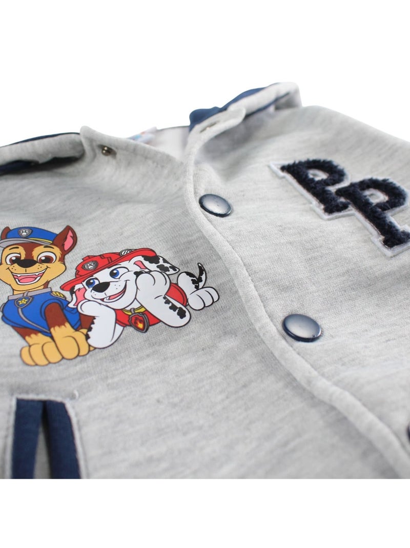Paw Patrol - Veste sweat à capuche garçon imprimée Gris - Kiabi