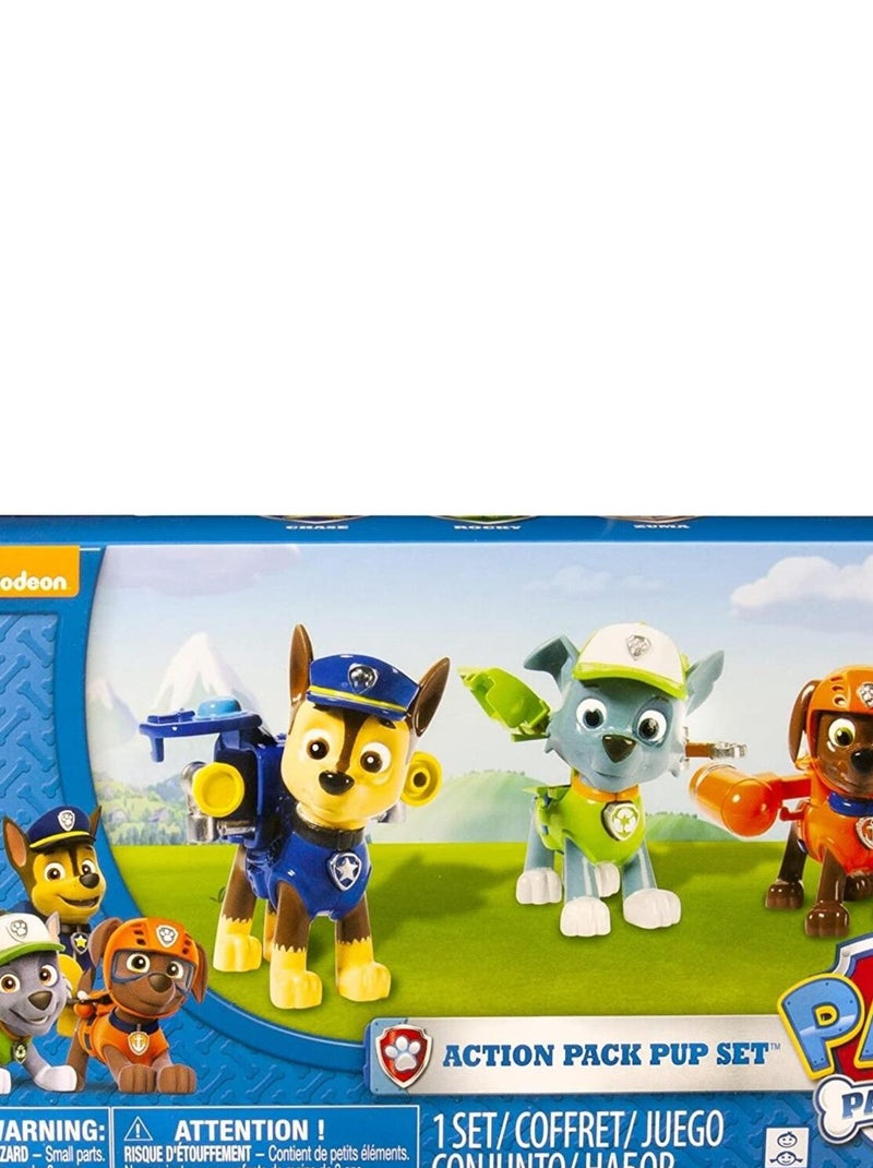 Paw Patrol Action Pack Ensemble de 3 figurines (Chase, Rocky, Zuma) N/A - Kiabi