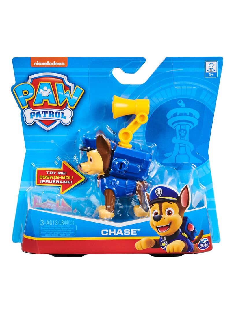 SPIN MASTER Petite peluche Chase - Pat Patrouille pas cher 
