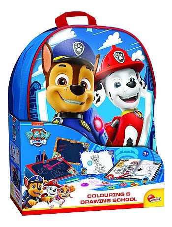 PAW PATROL COLOURING & DRAWING SCHOOL "sac de dessin et de coloriage