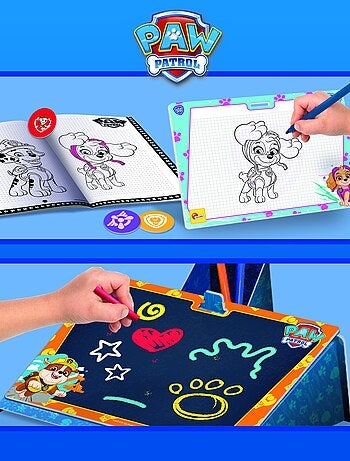 PAW PATROL COLOURING & DRAWING SCHOOL "sac de dessin et de coloriage