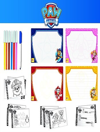 PAW PATROL DRAWING SCHOOL "école de dessin