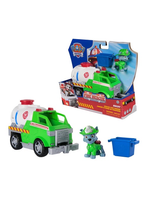 Paw Patrol Fire Rescue - Rocky avec camion-citerne - Kiabi