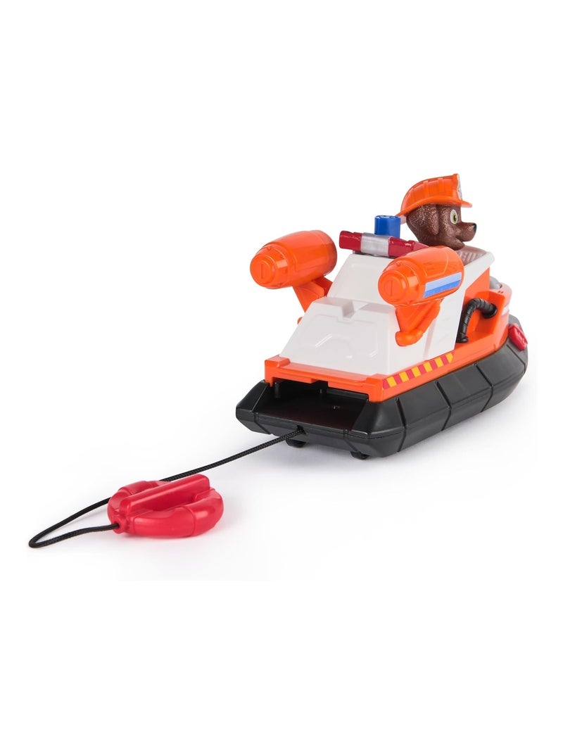 Paw Patrol Fire Rescue - Zuma avec le canot de sauvetage Orange - Kiabi
