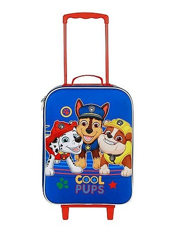Paw Patrol La Pat' Patrouille Cool Valise à Roulettes Soft 3D, Bleu
