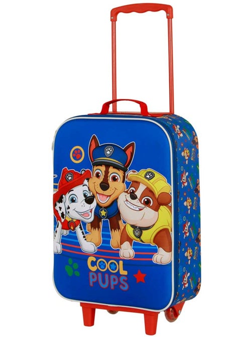 Paw Patrol La Pat' Patrouille Cool Valise à Roulettes Soft 3D, Bleu - Kiabi Paw Patrol La Pat' Patrouille Cool Valise à Roulettes Soft 3D, Bleu - Kiabi