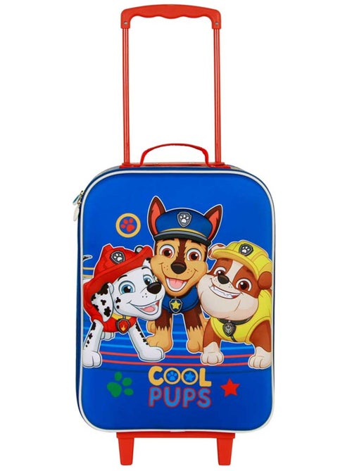 Paw Patrol La Pat' Patrouille Cool Valise à Roulettes Soft 3D, Bleu - Kiabi Paw Patrol La Pat' Patrouille Cool Valise à Roulettes Soft 3D, Bleu - Kiabi