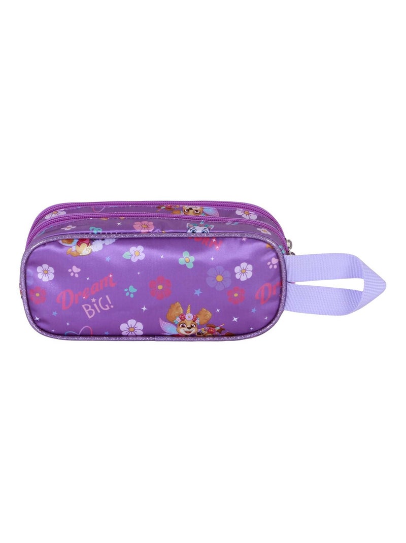 Paw Patrol La Pat' Patrouille Magic Trousse 3D Double, Lilas Mauve lilas - Kiabi