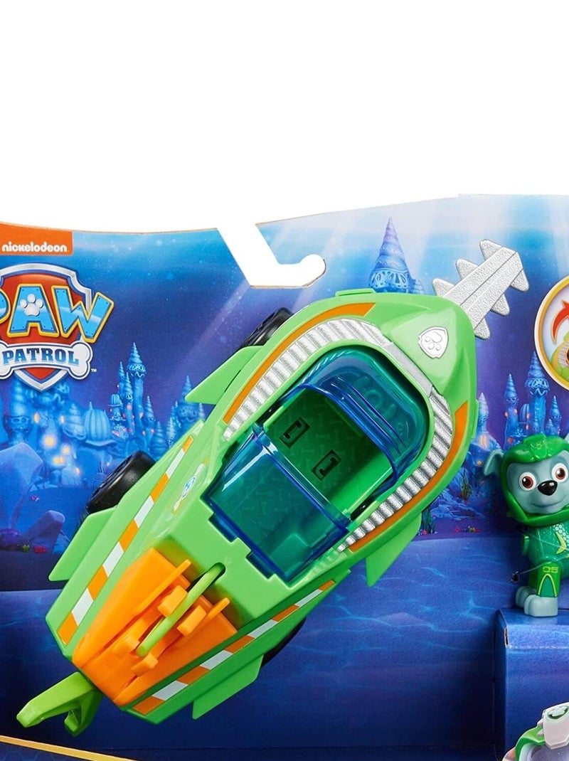 Paw Patrol Pat' Patrouille Aqua Pups - Voiture et Figurine Rocky N/A - Kiabi