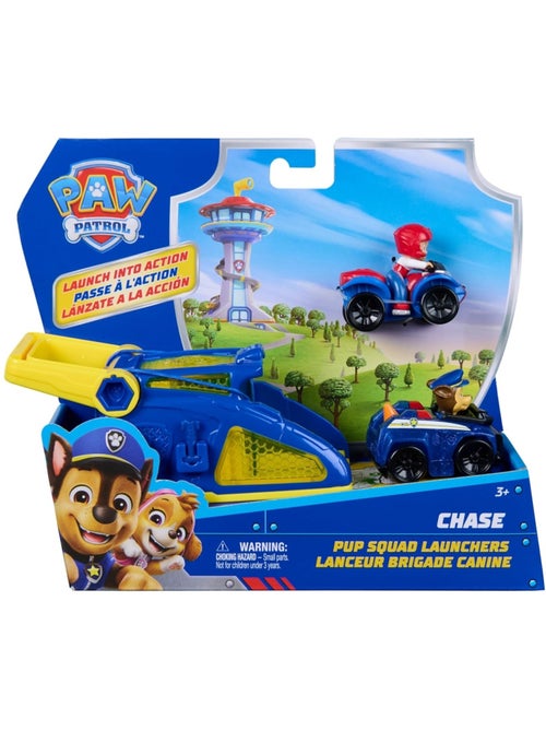 PAW Patrol Pup Squad Launcher Chase & Ryder – Set de figurines - Kiabi