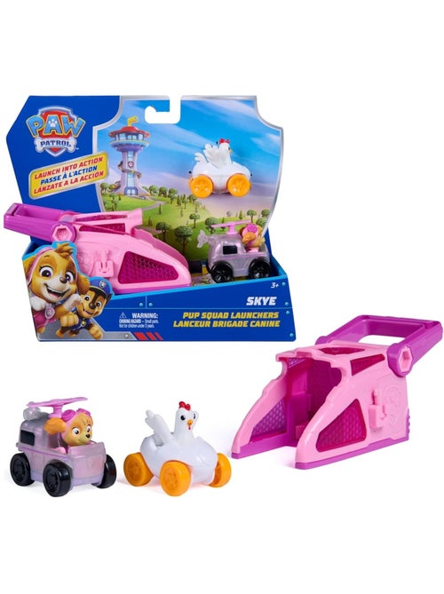 PAW Patrol Pup Squad Launcher Skye & Henrietta – Set de figurines - Kiabi