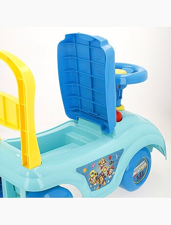 Paw patrol ride-on avec téléphone, klaxon et rangement