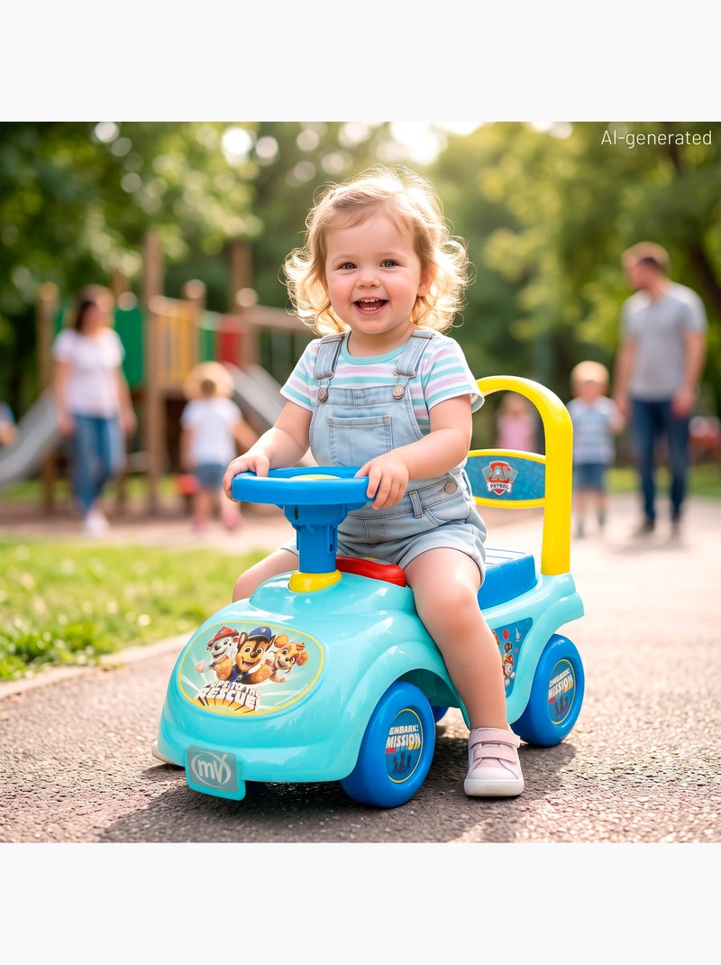Paw patrol ride-on avec téléphone, klaxon et rangement N/A - Kiabi