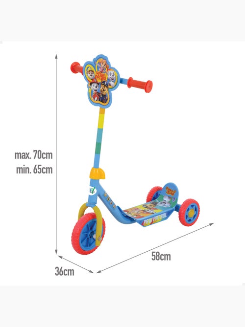 Paw patrol scooter canin 3 roues 58x36x65-70 cm max. 20 kg - Kiabi Paw patrol scooter canin 3 roues 58x36x65-70 cm max. 20 kg - Kiabi