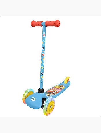 Paw patrol trottinette 3 roues 55x23x68 cm, max. 20 kg, avec lumières et freins