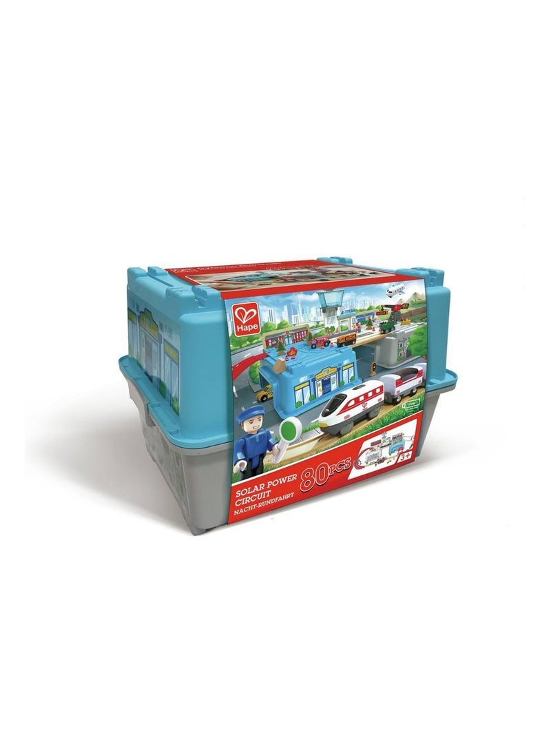 Paysage urbain train dans boîte de rangement Bleu - Kiabi