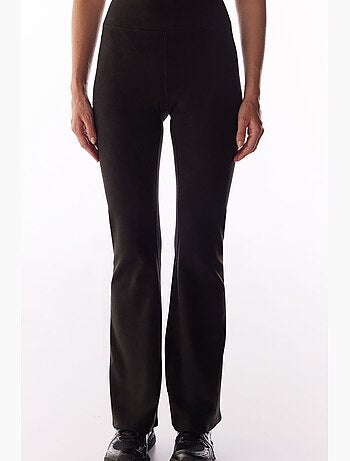 Peachy legging à taille haute et jambe évasée penti