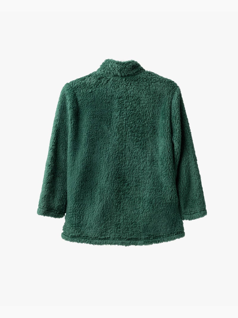 PEANUTS Peignoir chaud à manches longues classique Peanuts pour filles Vert - Kiabi