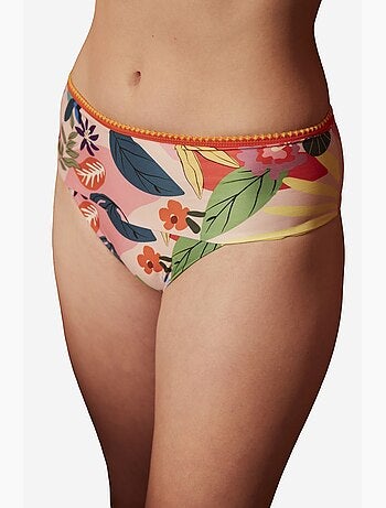 Pearl bas de bikini à fleurs taille haute penti