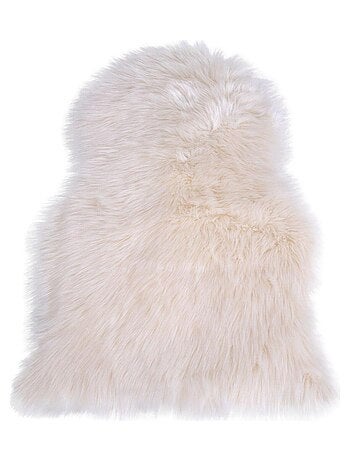 Peau d'agneau artificielle ivoire 50 x 85 cm - House Nordic