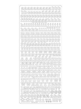 Peel off's alphabet minuscule et majuscule 10,5 x - Graine Créative