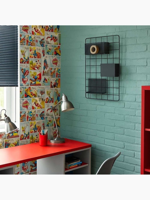 Pegboard en métal noir 60x40cm - Kiabi