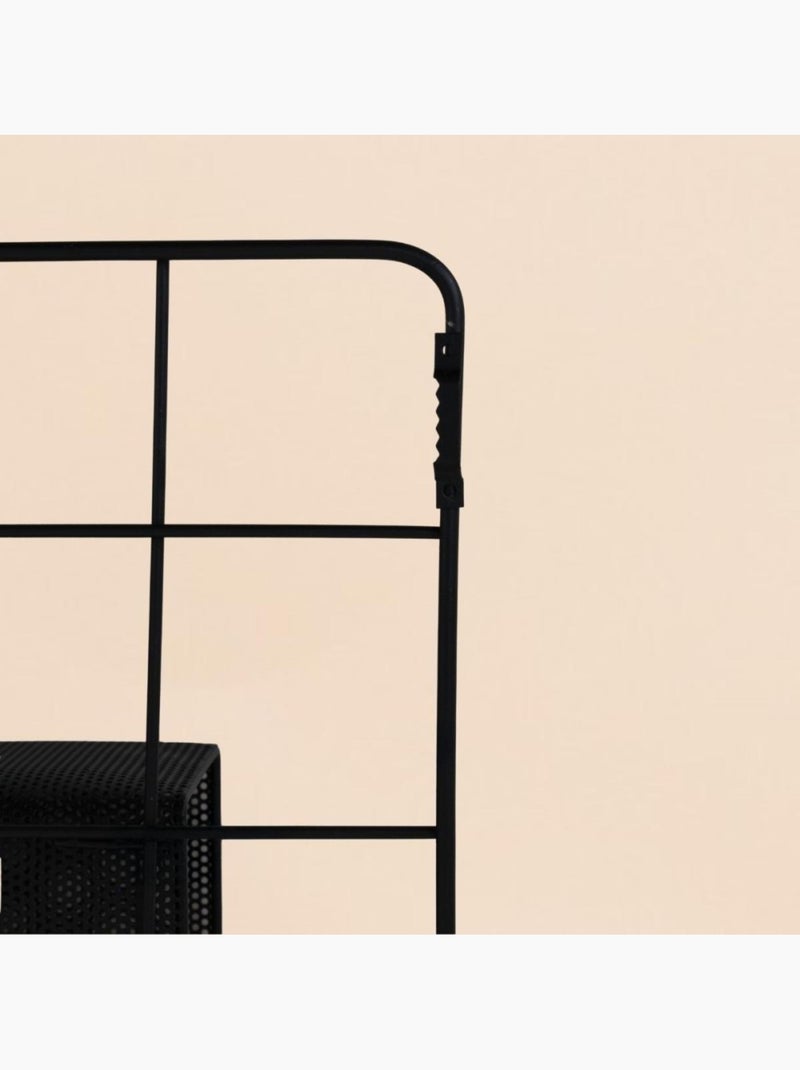 Pegboard en métal noir 60x40cm Noir - Kiabi