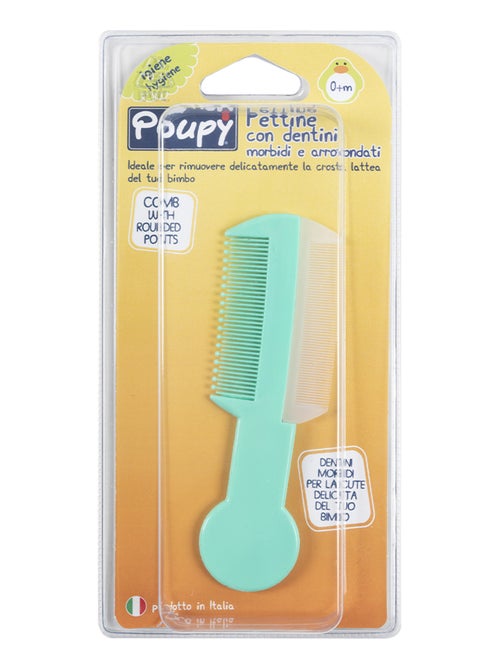 Peigne bébé - Poupy - avec dents - Kiabi Peigne bébé - Poupy - avec dents - Kiabi